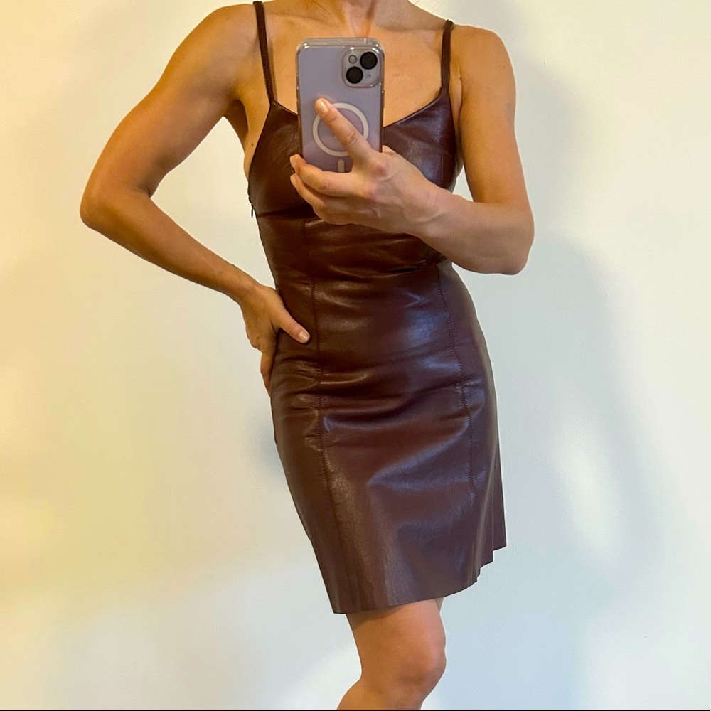 Alexander Wang Leather dress